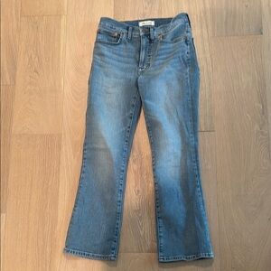 Madewell mid rise kick out jeans